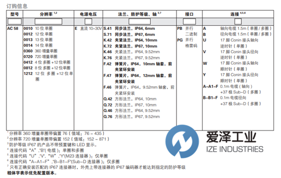 HENGSTLER编码器AC58系列 爱泽工业 izeindustries.png