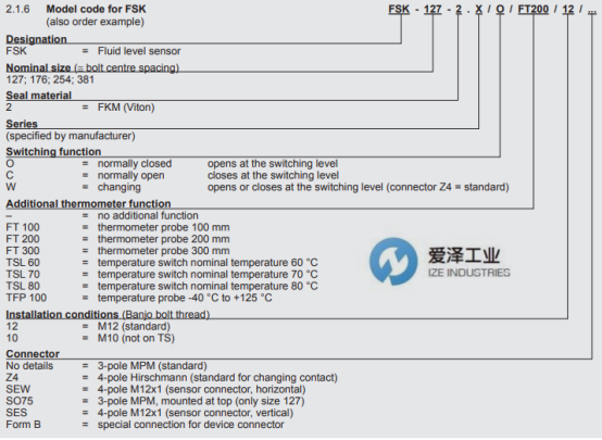 HYDAC液位计FSK系列  爱泽工业 izeindustries(2).jpg