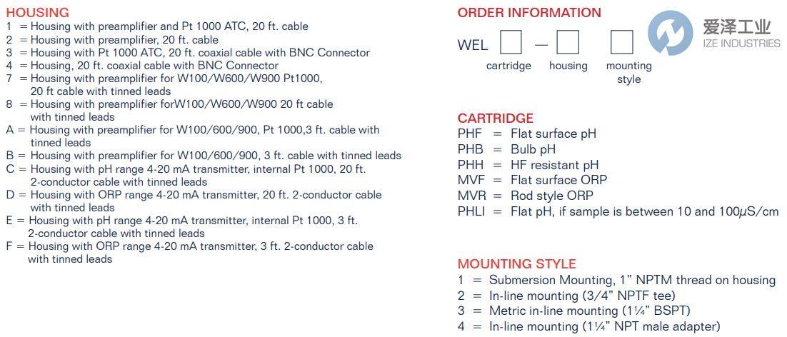 WALCHM电极WEL-PHF-NN 爱泽工业 ize-industries.png