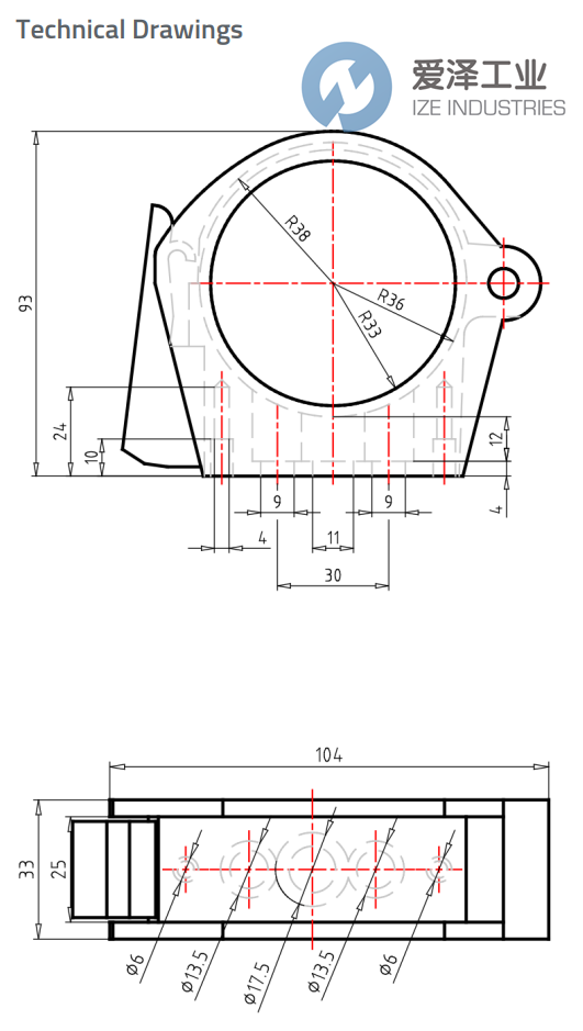 REIKU夹钳PASSB-52-M 爱泽工业 ize-industries.png