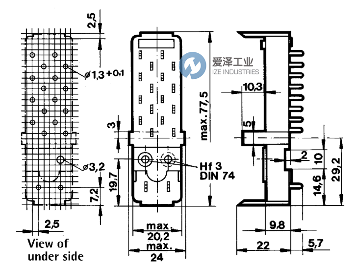 HENGSTLER继电器底座464-8005 爱泽工业 izeindustries.png