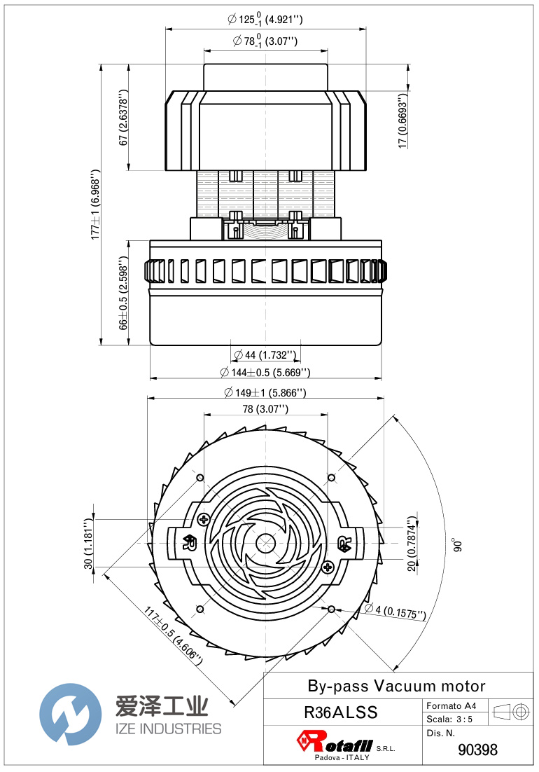 ROTAFIL电机R36ALSS 9077930爱泽工业 izeindustries.jpg