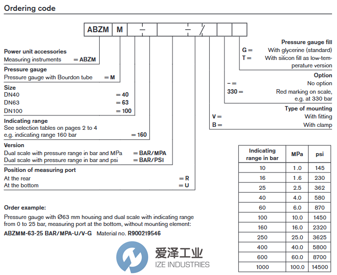 REXROTH压力表R900066323 ABZMM 100- 400BARMPA-RB-G爱泽工业izeindustries.png REXROTH压力表R900066323 ABZMM 100- 400BARMPA-RB-G爱泽工业izeindustries.png