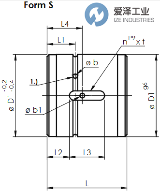 HFB-GEWINDETECHNIK滚珠丝杆螺母20-2550-01  KGM-D-2550-RH爱泽工业 izeindustries.png